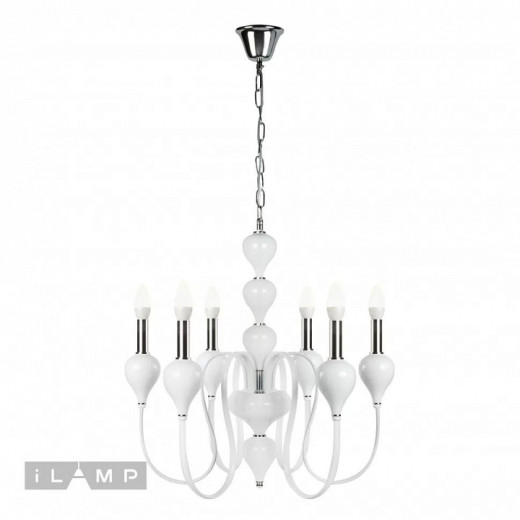Подвесная люстра iLamp Lady 88003-6 WH