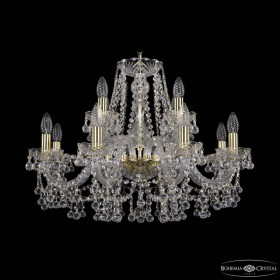 Подвесная люстра Bohemia Ivele Crystal 1409 1409/8+4/240 G