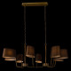 Подвесная люстра Loft it Hilton 10527/8 Brass