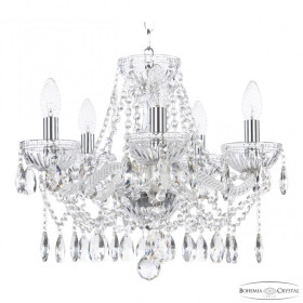 Подвесная люстра Bohemia Ivele Crystal 5413 5413/5/141 Ni Clear/M-1G