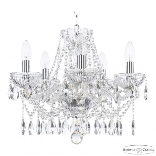 Подвесная люстра Bohemia Ivele Crystal 5413 5413/5/141 Ni Clear/M-1G