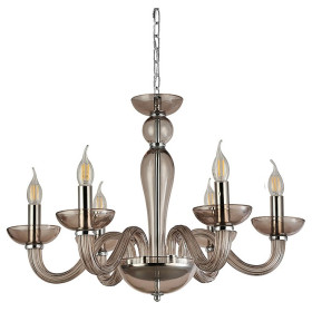 Подвесная люстра Newport ARLETTE 8646/С chrome coffee