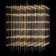 Подвесная люстра O-LUCE Cosmic Glass ячейка 15*15 см 1094011-6