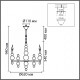 Подвесная люстра Lumion NANA 8260/6