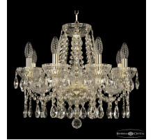 Подвесная люстра Bohemia Ivele Crystal 5413 5413/8/165 G Clear/M-1G