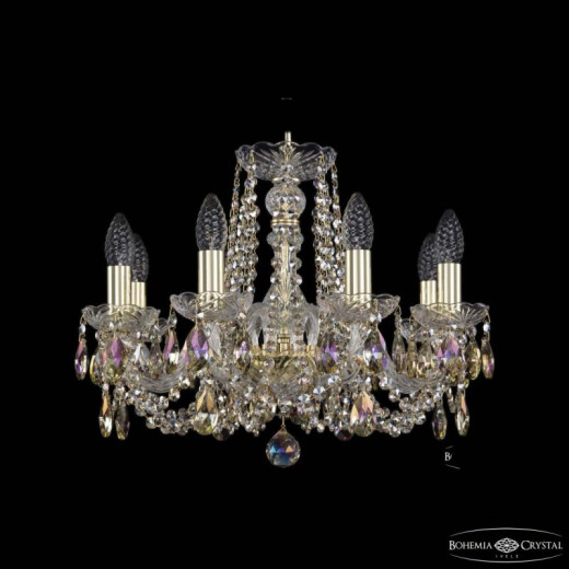 Подвесная люстра Bohemia Ivele Crystal 1402 1402/8/160 G R801