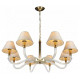 Подвесная люстра iLamp Amber YT2043-8 GD+Cear