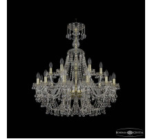 Подвесная люстра Bohemia Ivele Crystal 1409 1409/12+6/300/XL-95 G