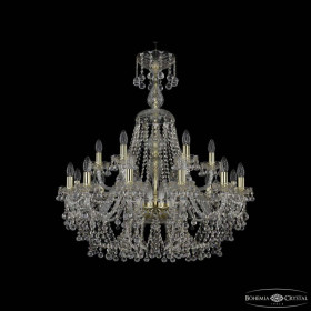 Подвесная люстра Bohemia Ivele Crystal 1409 1409/12+6/300/XL-95 G