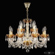 Подвесная люстра Bohemia Ivele Crystal 5402 5402/8+4/195 G Amber/M-1H
