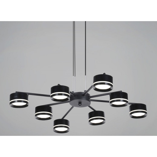 Подвесная люстра  19490-0.4-4+4 Black