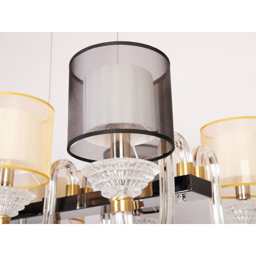 Подвесная люстра Manne L.4306 L.4306-6 SILVER GO+BL