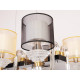 Подвесная люстра Manne L.4306 L.4306-6 SILVER GO+BL