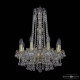 Подвесная люстра Bohemia Ivele Crystal 1409 1409/8/141/h-59 G