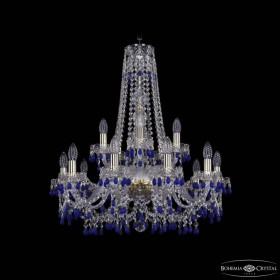 Подвесная люстра Bohemia Ivele Crystal 1410 1410/10+5/240/h-75 G V3001