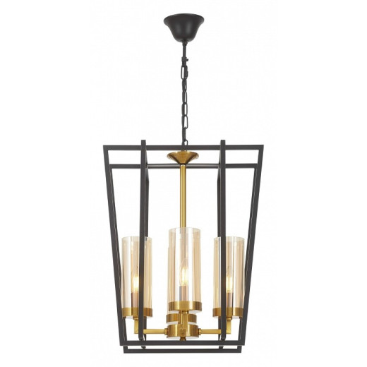 Подвесная люстра LUMINA DECO Afres LDP 1246-4 BK+MD