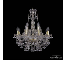 Подвесная люстра Bohemia Ivele Crystal 1409 1409/8+4/195/h-62 G