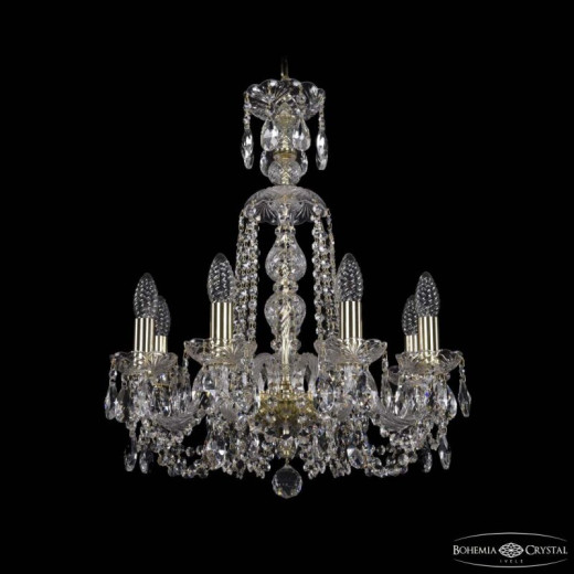 Подвесная люстра Bohemia Ivele Crystal 1402 1402/8/160/XL-59 G