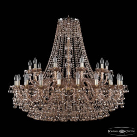 Подвесная люстра Bohemia Ivele Crystal 1409 1409/20+10/400 G M721