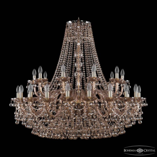 Подвесная люстра Bohemia Ivele Crystal 1409 1409/20+10/400 G M721