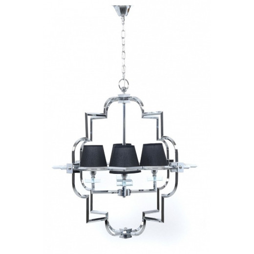 Подвесная люстра LUMINA DECO Baltimore LDP 8020-4 CHR+BK