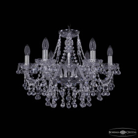 Подвесная люстра Bohemia Ivele Crystal 1409 1409/6/195 Ni