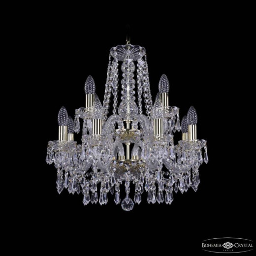 Подвесная люстра Bohemia Ivele Crystal 1403 1403/8+4/160/2d G