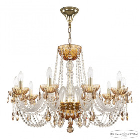 Подвесная люстра Bohemia Ivele Crystal 5402 5402/10/300 G Amber/M-1H K721