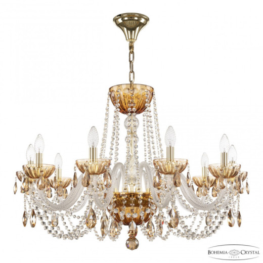 Подвесная люстра Bohemia Ivele Crystal 5402 5402/10/300 G Amber/M-1H K721