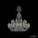 Подвесная люстра Bohemia Ivele Crystal 1409 1409/24+12/530/XL-170 G