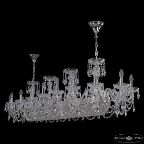 Подвесная люстра Bohemia Ivele Crystal 1453 1453/18/195/1500 Ni