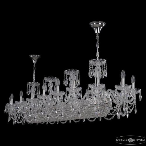 Подвесная люстра Bohemia Ivele Crystal 1453 1453/18/195/1500 Ni