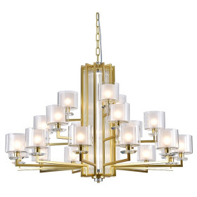 Подвесная люстра Newport ALEXANDRA 4412+6+3/C mat.gold