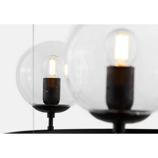 Подвесная люстра LUMINA DECO Ceredo LDP 6034-6 RND BK