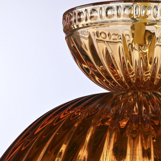 Подвесная люстра Bohemia Ivele Crystal 5478 5478/22 G Amber/M-1G