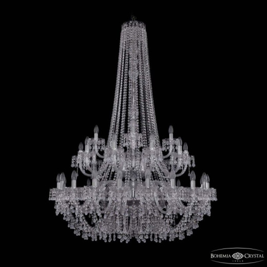 Подвесная люстра Bohemia Ivele Crystal 1410 1410/20+10+5/400/h-160/2d Ni V0300