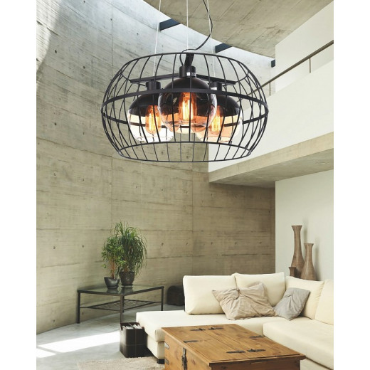Подвесная люстра LUMINA DECO Optis LDP 11765-3 BK
