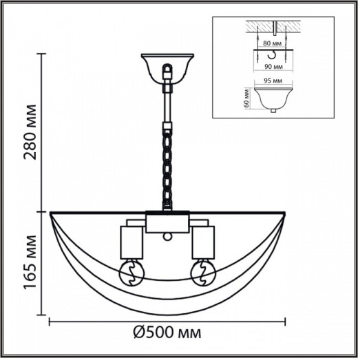 Подвесная люстра Lumion NEOCLASSI 8377/5