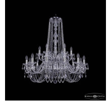 Подвесная люстра Bohemia Ivele Crystal 1402 1402/12+6/300/h-91/2d Ni