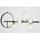 Подвесная люстра LUMINA DECO MERIDO LDP 7033-7 BK+CL