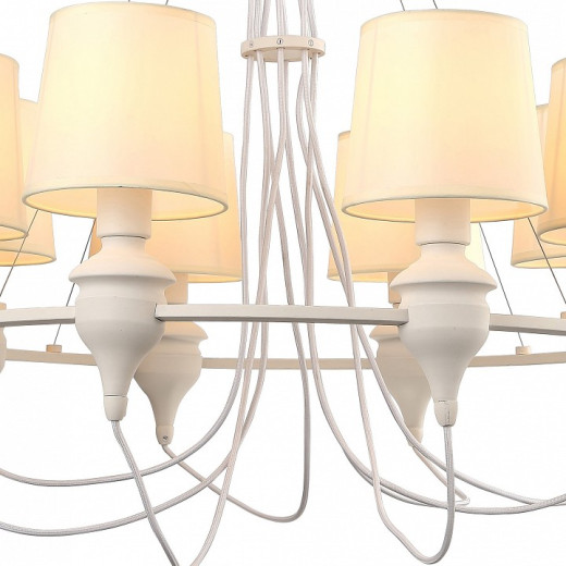 Подвесная люстра Arte Lamp Sergio A3326LM-8WH