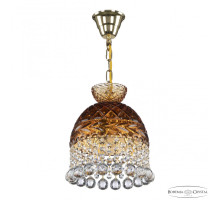 Подвесная люстра Bohemia Ivele Crystal 5478 5478/22 G Amber/M-1F Balls