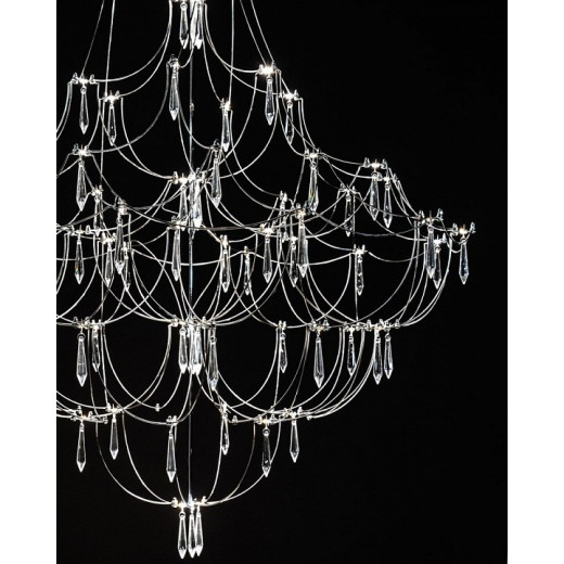 Подвесная люстра O-LUCE Alla Crystal 1095311-0