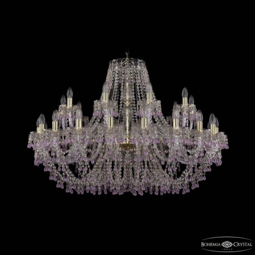Подвесная люстра Bohemia Ivele Crystal 1410 1410/20+10/400 G V7010