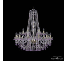 Подвесная люстра Bohemia Ivele Crystal 1410 1410/12+6/300/h-95 G V7010