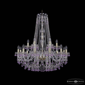 Подвесная люстра Bohemia Ivele Crystal 1410 1410/12+6/300/h-95 G V7010