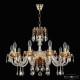 Подвесная люстра Bohemia Ivele Crystal 5417 5417/10/240 G Amber/M-1H