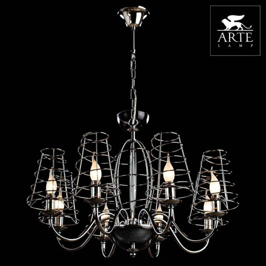 Подвесная люстра Arte Lamp Cage A4320LM-8CC