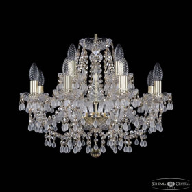 Подвесная люстра Bohemia Ivele Crystal 1410 1410/8+4/195 G V0300 R801