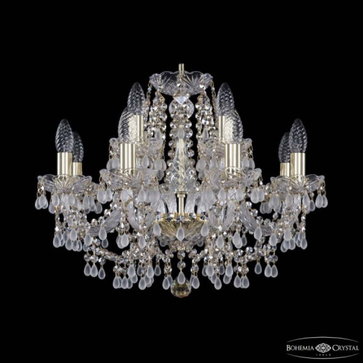 Подвесная люстра Bohemia Ivele Crystal 1410 1410/8+4/195 G V0300 R801